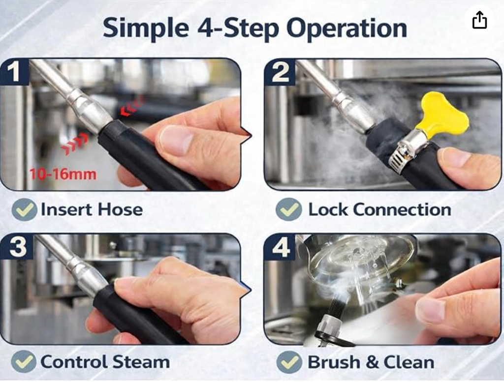 Flow Espresso FlowBrush™ Steam Wand Adapter